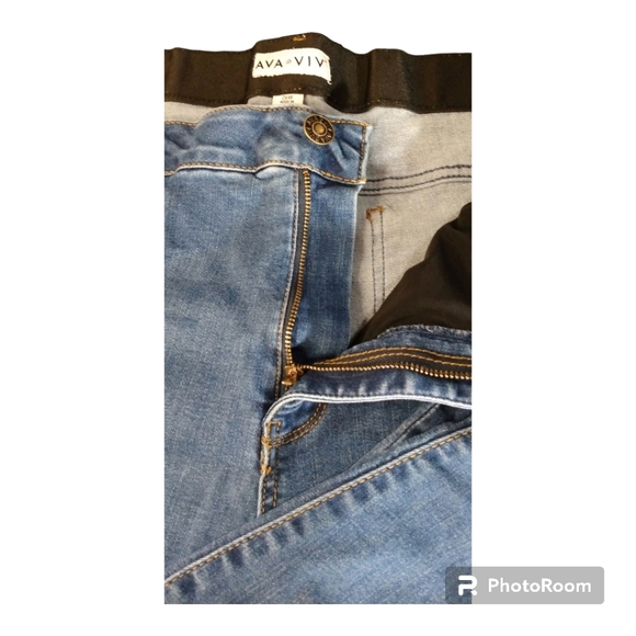 Ava and Viv high rise jeans, 26W - Picture 5 of 8